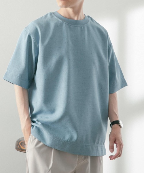 「ITEMS URBANRESEARCH」 半袖シャツ MEDIUM ブルー メンズ_画像7