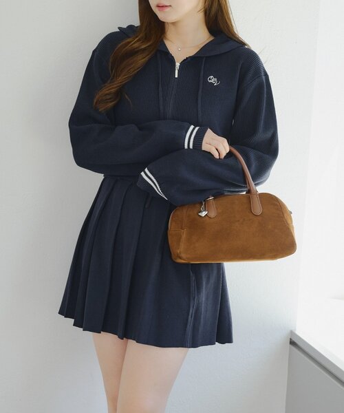 ANOTHER BRANCH OLIVE des OLIVE セットアップ ニットラインパーカー