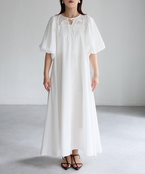 [Riberry] короткий рукав One-piece MEDIUM черный женский 