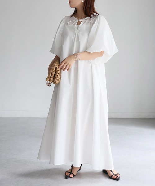 [Riberry] короткий рукав One-piece MEDIUM черный женский 