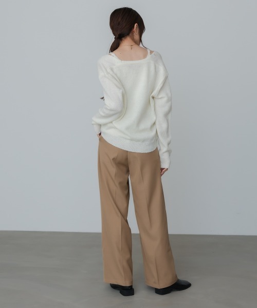 BAB（バブ） スラックス パンツ 「S・Mサイズ展開」ツータックパンツ