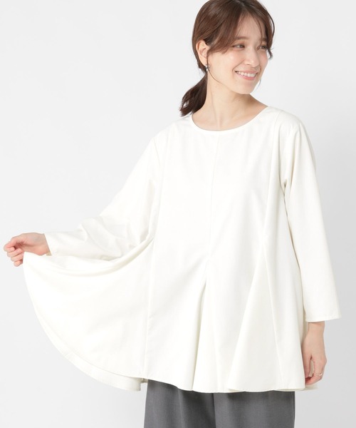 studio CLIP（スタディオクリップ） ブラウス シャツ フレアヘム