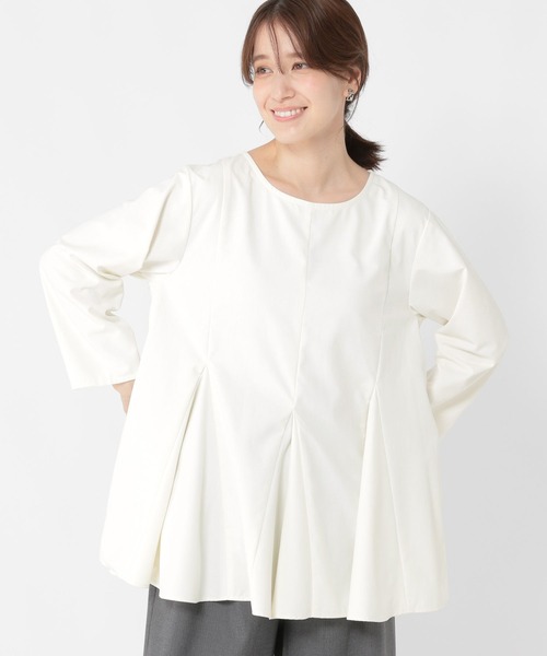 studio CLIP（スタディオクリップ） ブラウス シャツ フレアヘム