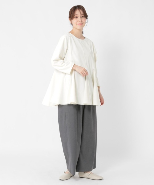 studio CLIP（スタディオクリップ） ブラウス シャツ フレアヘム