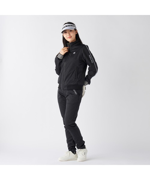 1*3様 FILA GOLF/フィラゴルフ 防風２ＷＡＹジャケット【LL】美品！ FILA GOLF ブルゾン アウター フィラゴルフ ゴルフウェア ワンポイント