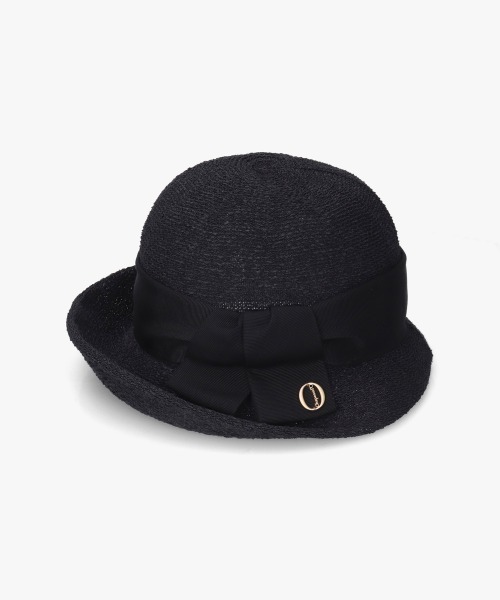 「Chapeau d' O」 ストローハット M/57.5cm ブラック レディース_画像8