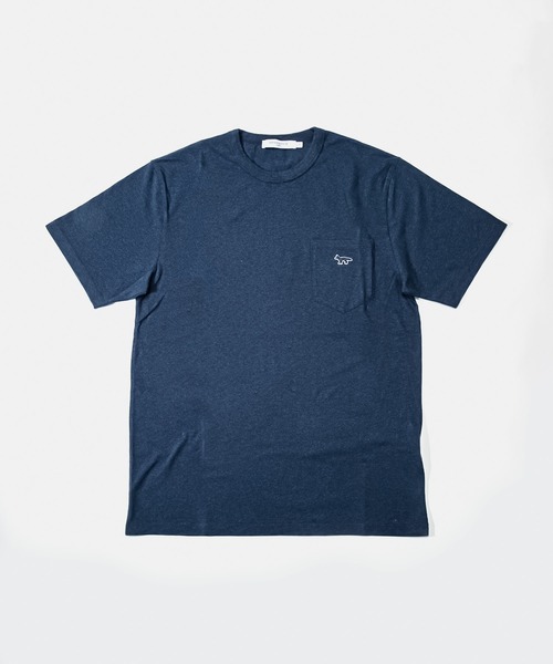 MAISON KITSUNE（メゾン キツネ） 半袖Tシャツ SMALL ネイビー メンズ