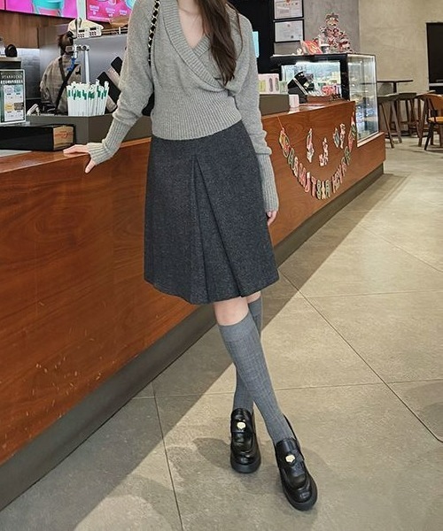 gossip!ロサンゼルス スカート 「Y2Kガーリー」レトロプリーツAライン