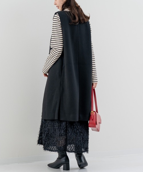 ベスト ジレ 「refinedworks」きれいめ派 の方にオススメしたい ファー