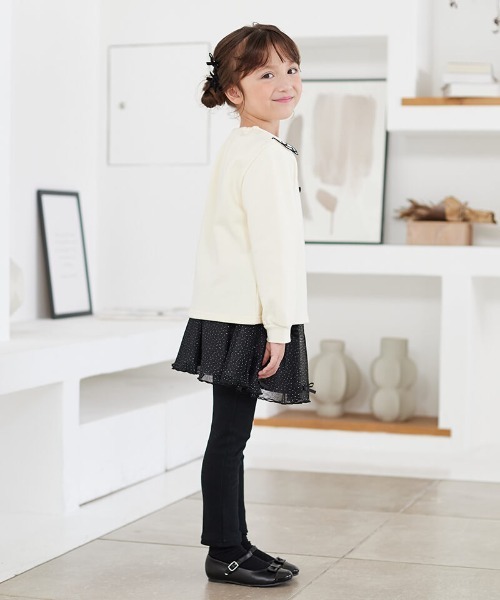Biquette Club パンツ スカート付きレギンス キッズ 子供服 女の子