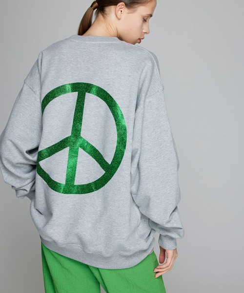 「NOISE MAKER」 スウェットカットソー 38 グレー レディース_画像2