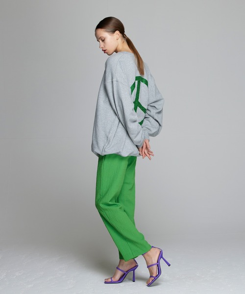 「NOISE MAKER」 スウェットカットソー 38 グレー レディース_画像5