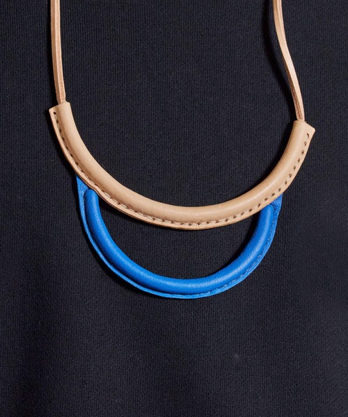 クレッシオーニ　レザーネックレス crescioni/クレッシオーニ union necklace ラティーゴレザー