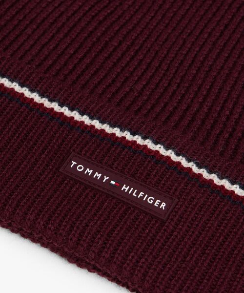 トミー ヒルフィガー（ ）/ライン入りニットキャップ TOMMY HILFIGER（トミー・ヒルフィガー） ニット帽 ニットキャップ