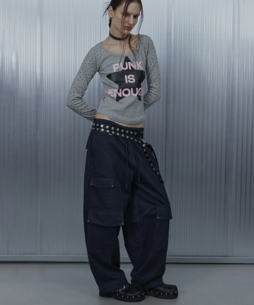 SETUPEXE tシャツ 「SETUP‐EXE」STAR SLEEVE PUNK TOP