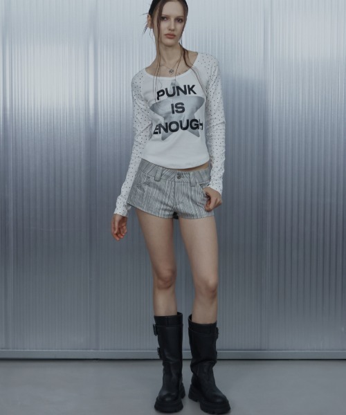 SETUPEXE tシャツ 「SETUP‐EXE」STAR SLEEVE PUNK TOP