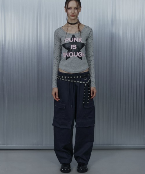 SETUPEXE tシャツ 「SETUP‐EXE」STAR SLEEVE PUNK TOP