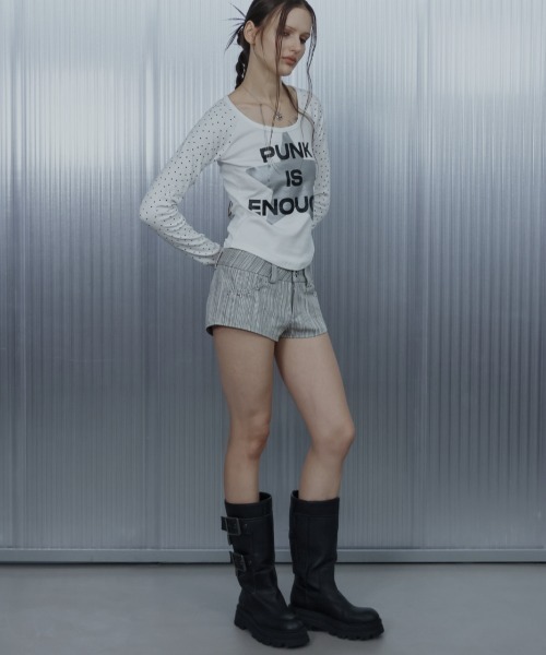 SETUPEXE tシャツ 「SETUP‐EXE」STAR SLEEVE PUNK TOP