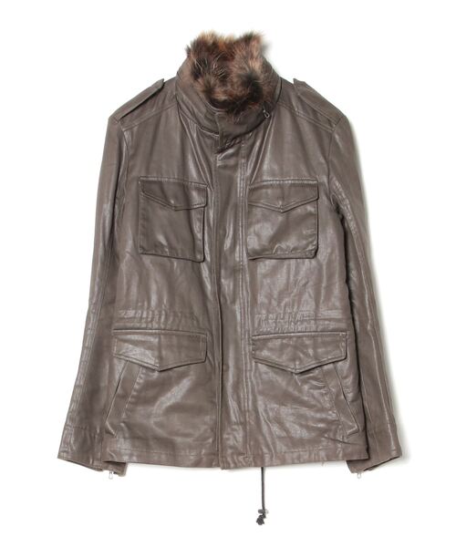 SHELLAC（シェラック） ミリタリーブルゾン 46 グレー メンズ