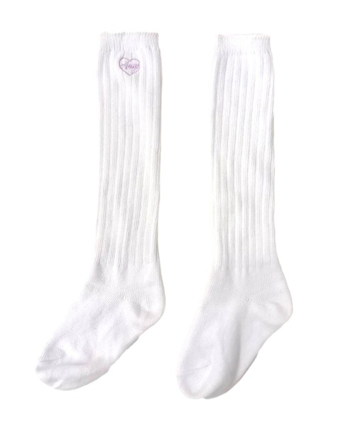 ANAP kids（アナップキッズ） 靴下 ハート刺繍ルーズソックス キッズ