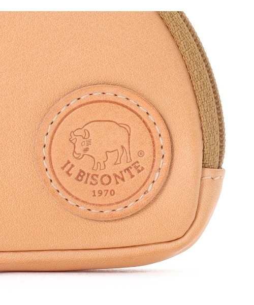 IL BISONTE（イルビゾンテ） ロゴプリント　ケース　パース IL BISONTE（イルビゾンテ） ロゴプリンテッドレザー コインパース