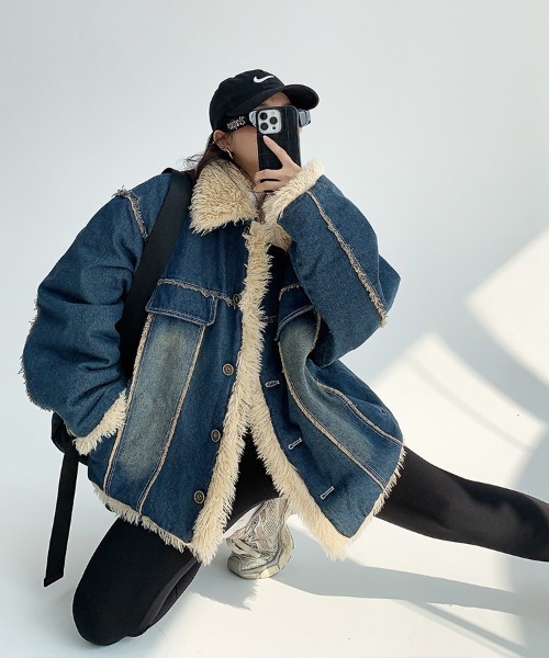 Dalfwin（ダールフィン） デニムジャケット gジャン 韓国ファッション