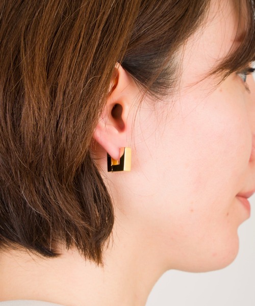 TOM WOOD スモール ゴールド 両耳ピアス 925 18K TOM WOOD スモール ゴールド 両耳ピアス 925 18K TOMWOOD】Chunky