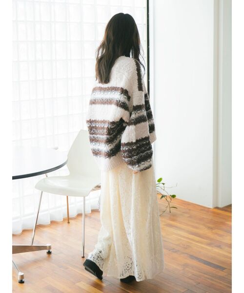 Ungrid（アングリッド） カーディガン ローゲージラメニット