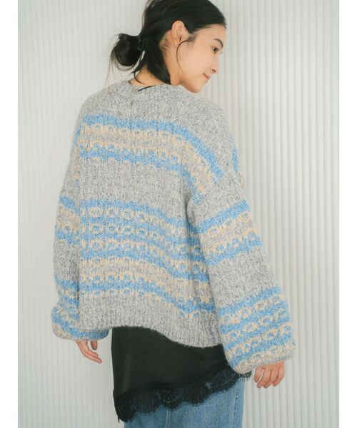 Ungrid（アングリッド） カーディガン ローゲージラメニット