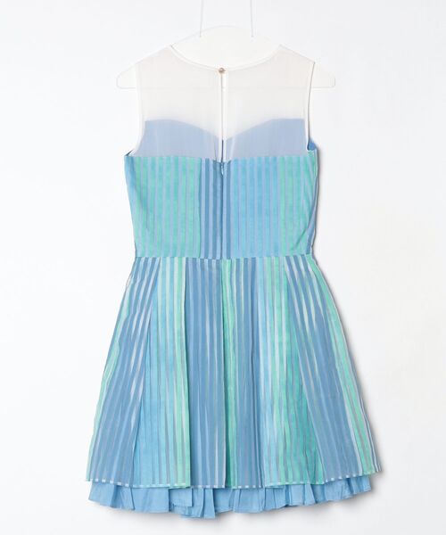 「The Virgnia」 ノースリーブワンピース 38 ブルー レディース_画像2