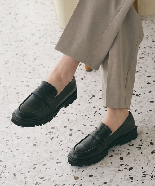 BEAUTY＆YOUTH UNITED ARROWS ローファー レザーライク コイン