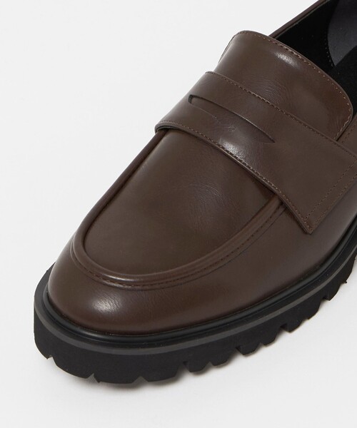 BEAUTY＆YOUTH UNITED ARROWS ローファー レザーライク コイン