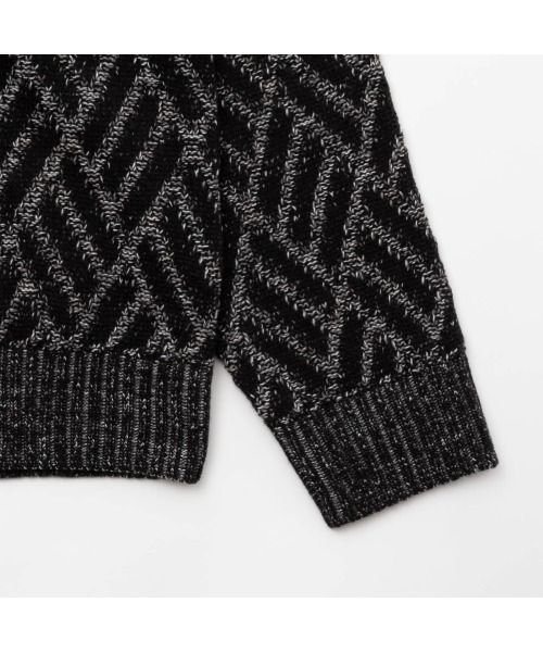 「URBAN COLLECTION」 長袖ニット X-LARGE ブラック メンズ_画像2