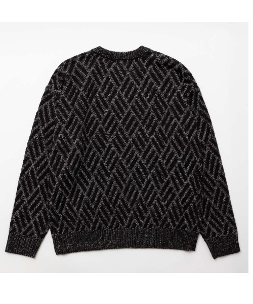 「URBAN COLLECTION」 長袖ニット X-LARGE ブラック メンズ_画像8