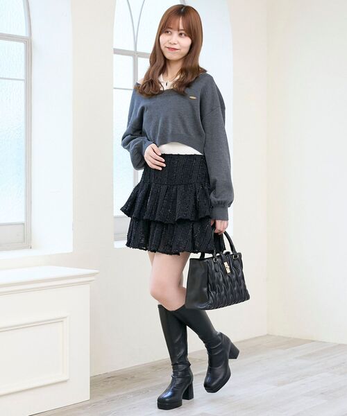 MAJESTIC LEGON（マジェスティックレゴン） スカート キラふわシアー