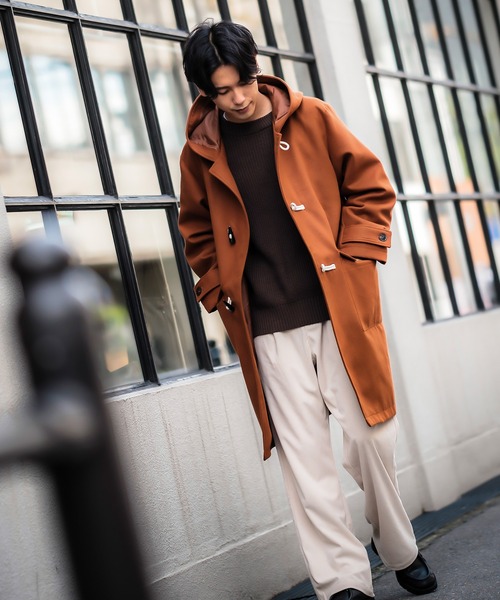「improves」 ダッフルコート LARGE ブラウン メンズ_画像7