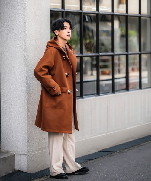「improves」 ダッフルコート LARGE ブラウン メンズ_画像8