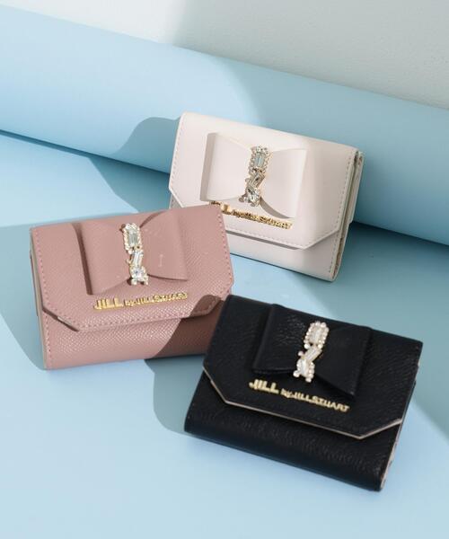 未使用！ILL by JILL STUARTリボンビジューウォレット リボンビジューウォレットミニ財布 | JILL by JILL STUART（ジル バイ