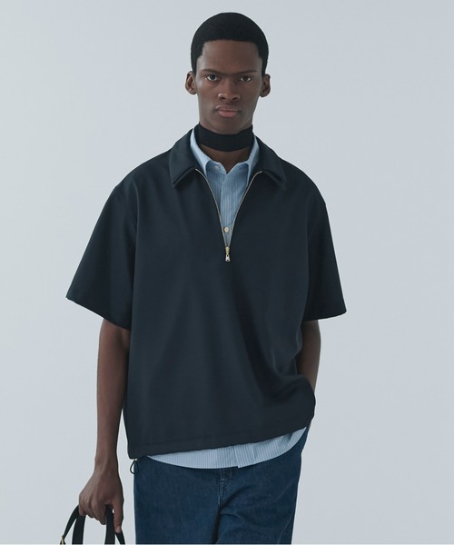 CULLNI（クルニ） シャツ Dry Gabardine Layered collar Half Zip