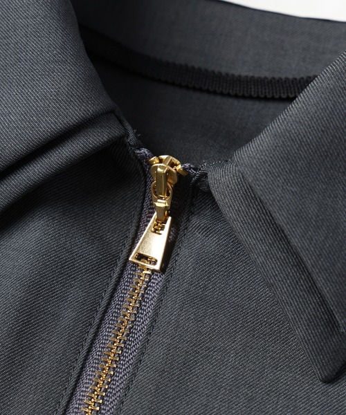 CULLNI（クルニ） シャツ Dry Gabardine Layered collar Half Zip