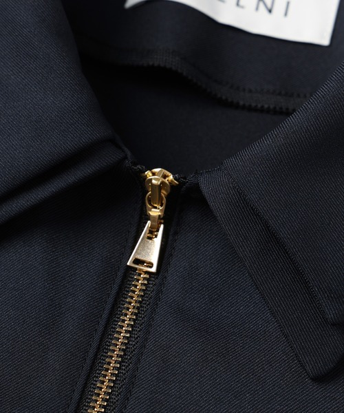 CULLNI（クルニ） シャツ Dry Gabardine Layered collar Half Zip