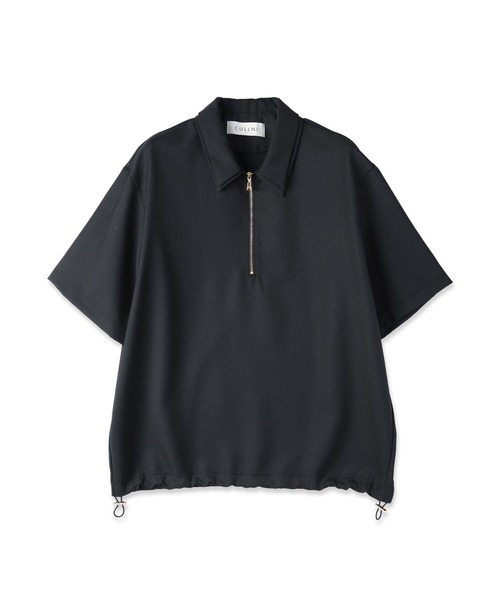 CULLNI（クルニ） シャツ Dry Gabardine Layered collar Half Zip