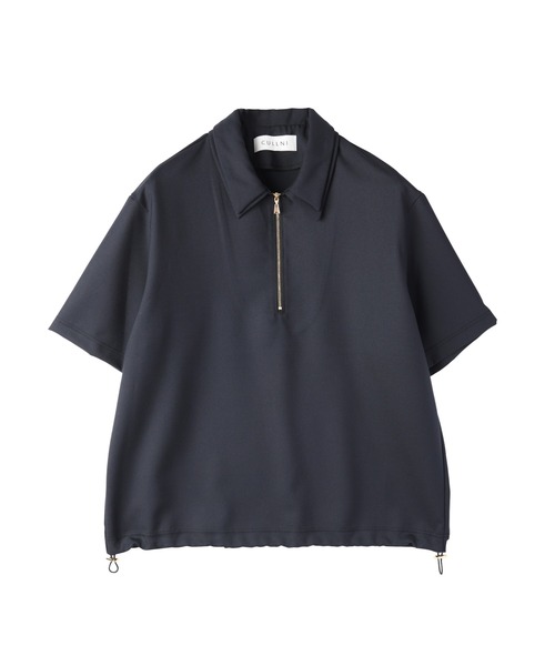 CULLNI（クルニ） シャツ Dry Gabardine Layered collar Half Zip