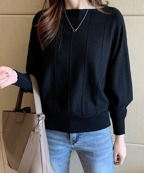 「Miniministore」 長袖ニット M モカ レディース_画像6