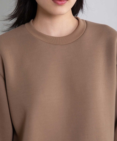 「MARECHAL TERRE」 長袖カットソー MEDIUM グレイッシュベージュ レディースの画像6