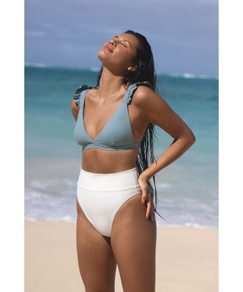 ALEXIA STAM フリルビキニトップ 新品 ALEXIA STAM（アリシアスタン） 水着 Kylie /三角フリルTOP レディース