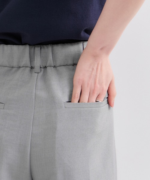 le cercle ADAM ET ROPE' ワイドパンツ スラックス パンツ リネン