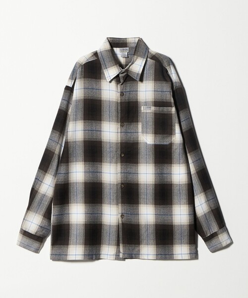 Cal Top（キャルトップ） シャツ 「CalTop」オンブレ チェック ロング