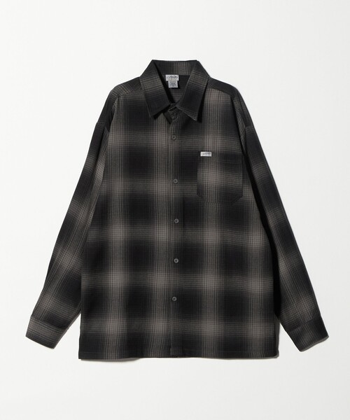 Cal Top（キャルトップ） シャツ 「CalTop」オンブレ チェック ロング