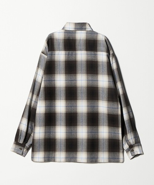 Cal Top（キャルトップ） シャツ 「CalTop」オンブレ チェック ロング